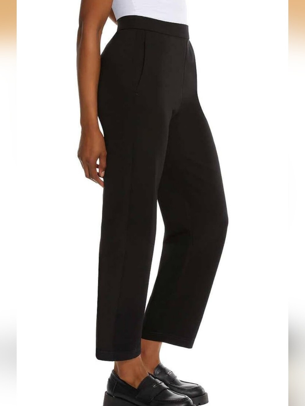 Gloria Vanderbilt Women's Cropped Length Pull On Tummy Control Ponte Pants